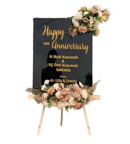 Papan Bunga Akrilik Gelam